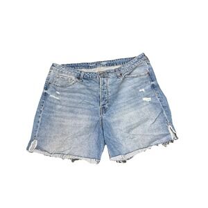 Old Navy OG Straight High Rise Secret Smooth Pockets Jean Shorts Women's Size 16